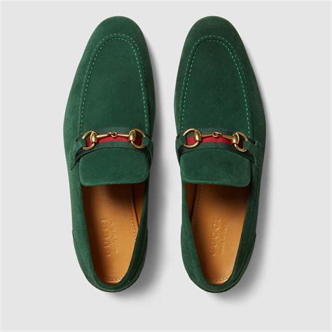 forest green gucci loafers|gucci loafers suede.